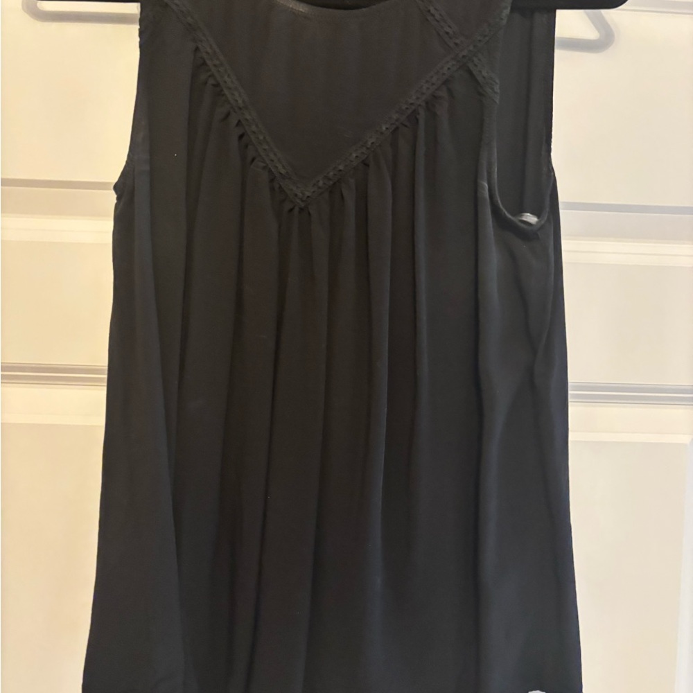 Staccato Elegant Black Tank Top